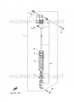 REAR SHOCK ABSORBER for Yamaha YZ 2000