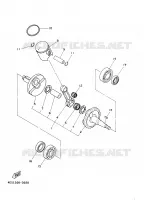 CRANKSHAFT / PISTON for Yamaha YZ 2000