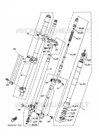 FRONT FORK for Yamaha YZ 2000