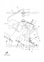 FUEL TANK for Yamaha YZ 2000