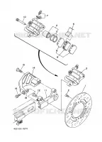 REAR BRAKE CALIPER for Yamaha YZ 2000