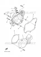 COVER   ENGINE 1 for Yamaha YZ 2000