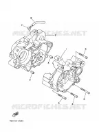 CRANKCASE for Yamaha YZ 2001