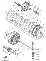 STARTER CLUTCH for Yamaha YZ 1992