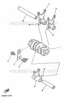 GEAR SHIFT SELECTOR DRUM / FORKS for Yamaha YZ 1992