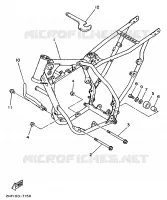 FRAME for Yamaha YZ 1992