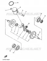 CRANKSHAFT / PISTON for Yamaha YZ 1992