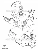 FUEL TANK for Yamaha YZ 1992