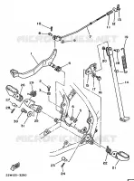 STAND / FOOTREST for Yamaha YZ 1992