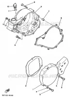 COVER   ENGINE 1 for Yamaha YZ 1992