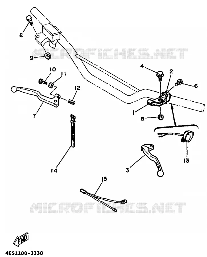 SWITCH / LEVER Yamaha MOTO 80 1994 YZ  YZ80H