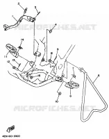 STAND / FOOTREST for Yamaha YZ 1997