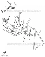 STAND / FOOTREST for Yamaha YZ 1999