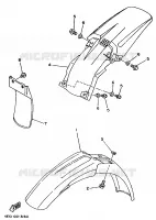 FENDER for Yamaha YZ BIG WHEELS 1994