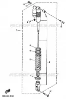 REAR SHOCK ABSORBER for Yamaha YZ BIG WHEELS 1994