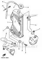 RADIATOR / HOSES for Yamaha YZ BIG WHEELS 1994