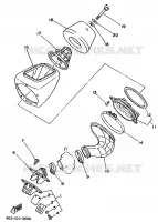 INTAKE for Yamaha YZ BIG WHEELS 1994