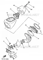 INTAKE for Yamaha YZ BIG WHEELS 1994