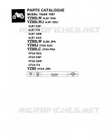 CATALOGUE for Yamaha YZ BIG WHEELS 1997