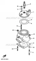 CYLINDER for Yamaha YZ BIG WHEELS 1997