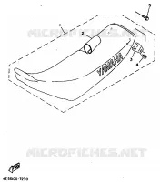 SEAT for Yamaha YZ BIG WHEELS 1997