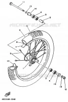 FRONT WHEEL for Yamaha YZ BIG WHEELS 1997