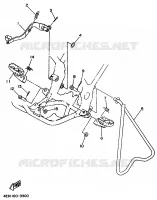 STAND / FOOTREST for Yamaha YZ BIG WHEELS 1997