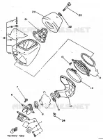 INTAKE for Yamaha YZ BIG WHEELS 1997