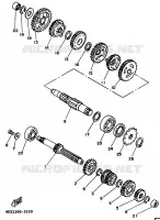 TRANSMISSION for Yamaha YZ BIG WHEELS 1998