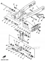 SWINGARM for Yamaha YZ BIG WHEELS 1998