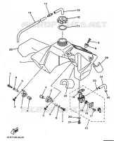 FUEL TANK for Yamaha YZ BIG WHEELS 1998