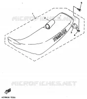 SEAT for Yamaha YZ BIG WHEELS 1998