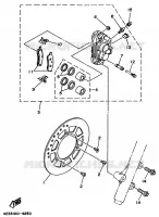 FRONT BRAKE CALIPER for Yamaha YZ BIG WHEELS 1998