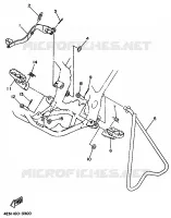STAND / FOOTREST for Yamaha YZ BIG WHEELS 1998