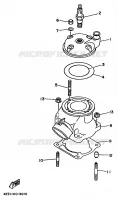 CYLINDER for Yamaha YZ BIG WHEELS 1999