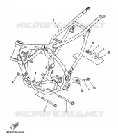 FRAME for Yamaha YZ BIG WHEELS 1999