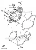 COVER   ENGINE 1 for Yamaha YZ BIG WHEELS 1999