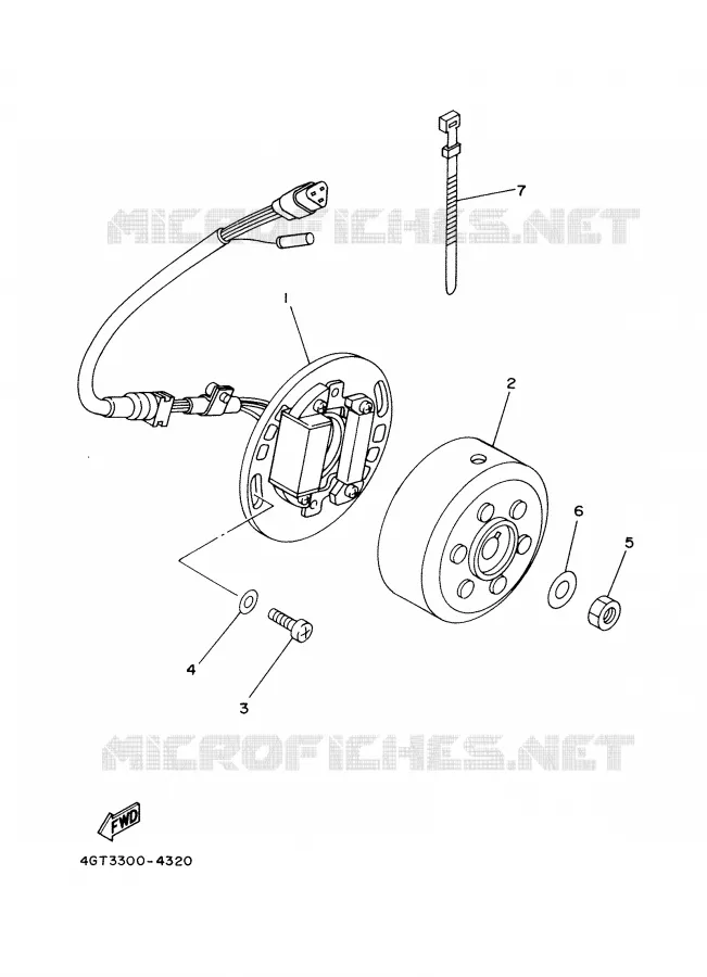 IGNITION Yamaha MOTO 80 2000 YZ BIG WHEELS  YZ80LW