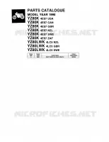 CATALOGUE for Yamaha YZ BIG WHEELS 1998