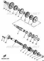 TRANSMISSION for Yamaha YZ BIG WHEELS 1998