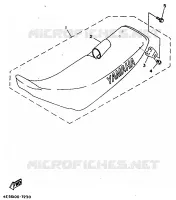 SEAT for Yamaha YZ BIG WHEELS 1998