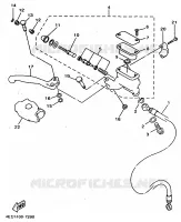 FRONT MASTER CYLINDER for Yamaha YZ BIG WHEELS 1999