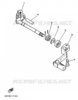 GEAR SHIFT SHAFT / LEVER for Yamaha YZ 1988