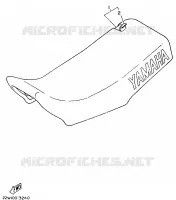 SEAT for Yamaha YZ 1988