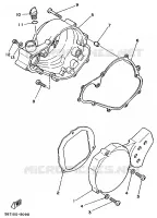 COVER   ENGINE 1 for Yamaha YZ 1988