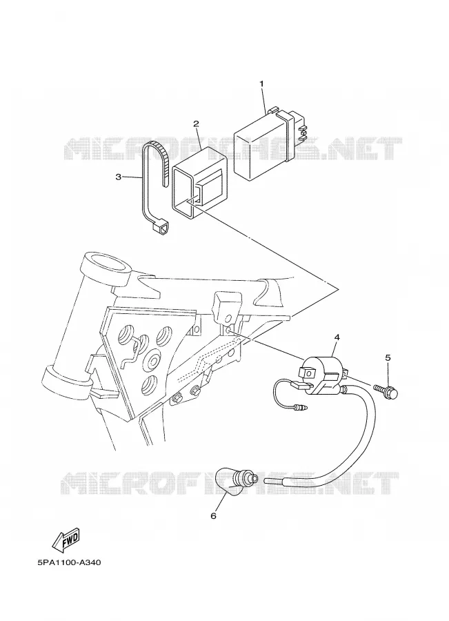 ELECTRICAL 1 Yamaha MOTO 85 2003 YZ  YZ85