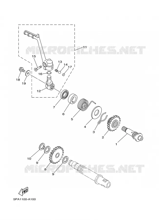 STARTER MOTOR Yamaha MOTO 85 2006 YZ  YZ85