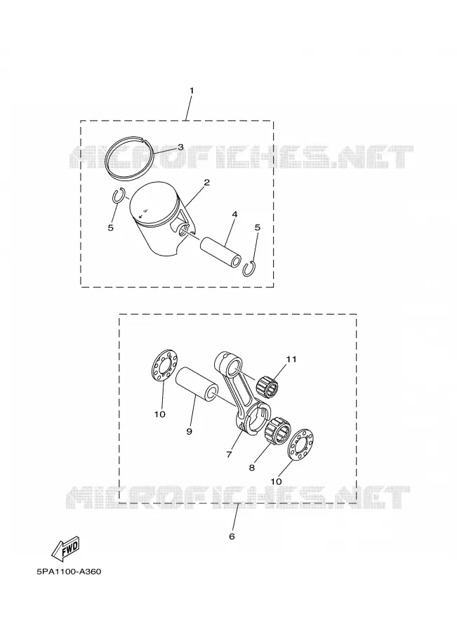 OPTIONAL PARTS 1 Yamaha MOTO 85 2008 YZ  YZ85