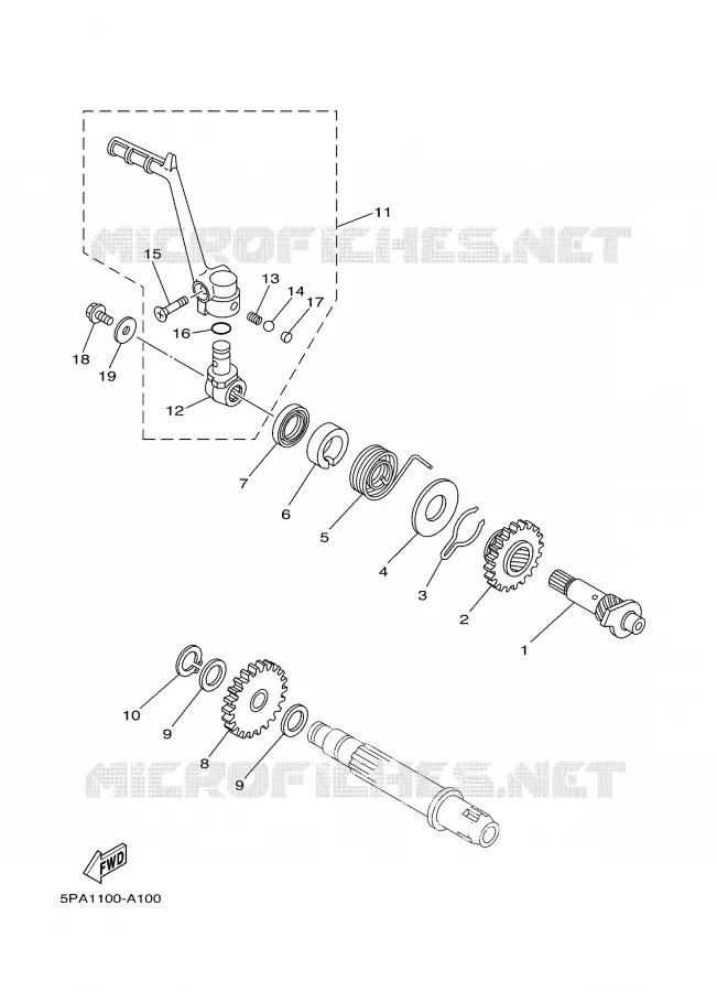 STARTER MOTOR Yamaha MOTO 85 2002 YZ  YZ85P