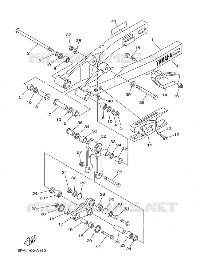 SWINGARM Yamaha MOTO 85 2002 YZ  YZ85P